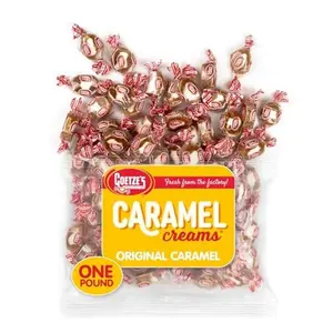 Goetze's Candy Vanilla Caramel Creams - 1 Pound Bag (16 Ounces) - Fresh from the Factory