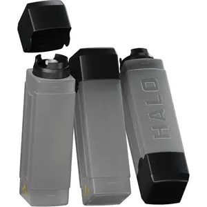 Squeeze Bottles (3-Pack) | 27oz. | Square | Leak-Proof | -Release Valve | Ideal for Oils, Sauces, Dressings, Syrups | HZ-3027