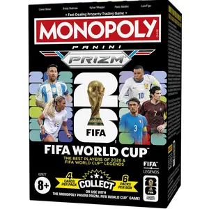 2026 Panini Prizm Monopoly FIFA World Cup Soccer 6-PACK Blaster BOX