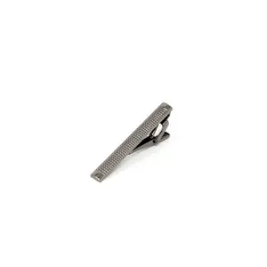Silver Metallic Tie Clip