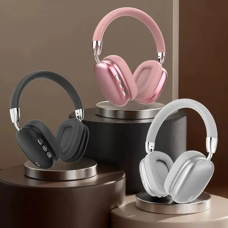 Wireless Bluetooth-compatible Over-ear Headphone,Noise Cancelling Headphone,Noise Cancellation Headphones,Stereo Headset for Mobile Phone, Laptop,Tablet,Audio Devices,Summer vibes Electronic for back to school