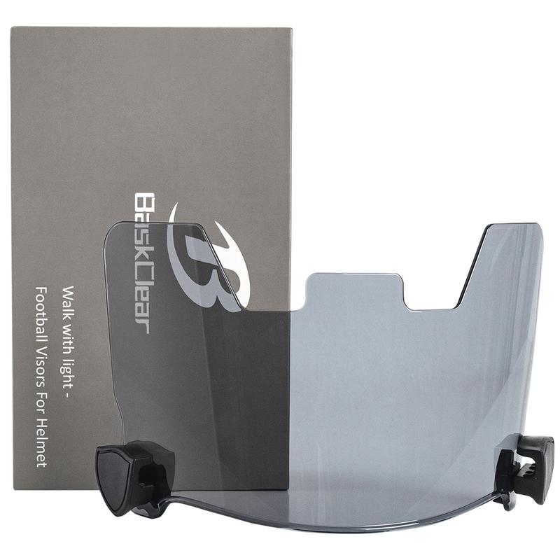 Football Visors for Helmet - Clear Football Visor- Football Helmet Visor Fits Adult & Youth Football Helmets - Anti-Fog, Scratch Resistant Clear Visor Football Face Shield