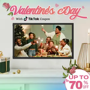 BSIMB 21.5 Inch Large Digital Picture Frame(Non-Touch Screen), 64GB 1920x1080 FHD WiFi Extra Large Digital Photo Frame with Remote Control, Share Pictures/Videos via App/Email, Auto-Rotate, Black