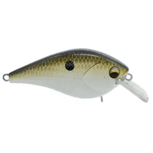 BassMooch Bones 1.5 Soft Fishing Lure Double Sided Crank 2.25in 3/8oz Dives 3ft-5ft with #4 Cobra Hooks for Erratic Wobbling Action