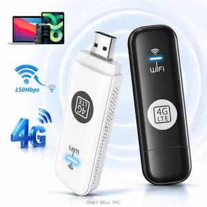 Portable 4G WiFi Dongle, High Speed Mobile WiFi Hotspot, Global Network Compatible, Supports 10 Devices Simultaneously, Easy Setup, Ideal for Gaming, Streaming & Outdoor Use