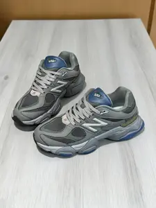 9060 Classic Elephant Hoof Casual Shoes, Thick Sole Height Boost Retro Unisex Couple Sports Shoes, All Seasons Medium Width Flatforms