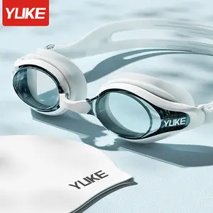 1 PC Adult Swim Goggles Clear Vision Anti-Fog No Leak Soft Silicone Swimming Glasses for Men Women