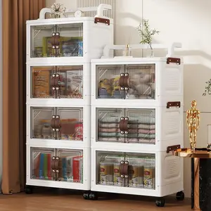 No Installation Required Multi-Layer Storage Cart for Living Room, Snack Organizer and Toy Rack, Home Use Baby Organizer Solution
