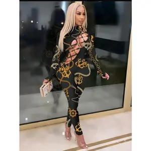 Sexy Chain Link Jumpsuit