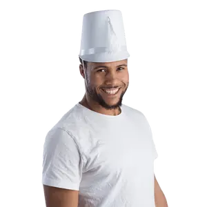 White Marching Band Hat | Adult Drum Major Costume Dress Accessory with Satin Ribbon & Tassel - Perfect for Halloween, Parades, Theme Party & Cosplay Adventure