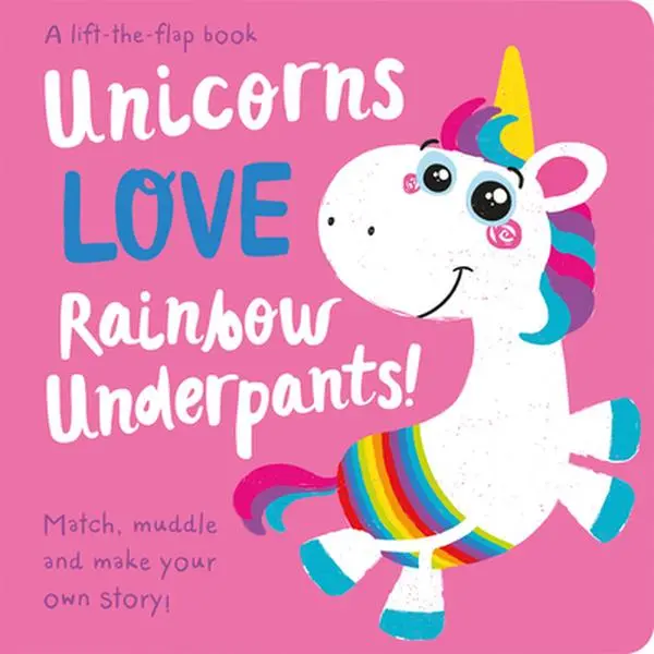 USED Book - Unicorns Love Rainbow Underpants! by Copper, Jenny (Board book) - english