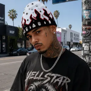 Iced Flames Beanie