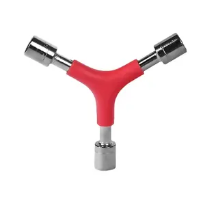 Three-way External Hex Tool, Bicycle Repair Multi-tool, Wrench, Y-type Socket Wrench