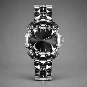 Viral Claw Watch - Stainless Steel Wristwatch | Punk Unisex Timepiece With Customizable Dials | Unique Wrist Jewelry