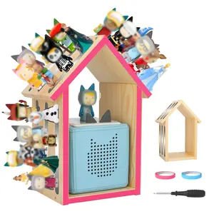 For Tonie $helfTonies Storage for Creative Tonie BoxMagnetic Shelf for Tonie Figures,Characters,Wooden forKids (Natural) Organiser Racks
