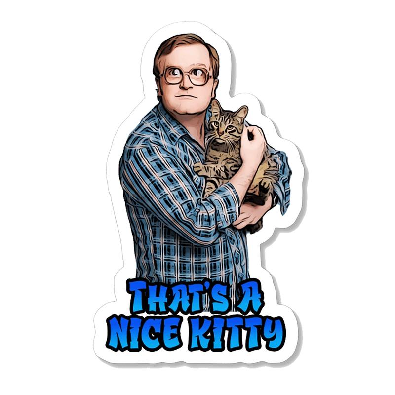 Trailer Park Boys Bubbles Sticker, Nice Kitty Design, 4" x 2.5", Waterproof Vinyl, Free US Shipping, TBP Licensed