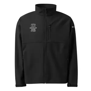 Columbia Soft Shell Jacket - Wind & Water-Resistant, 100% Polyester, Zippered Pockets, Adjustable Cuffs, Embroidered Logo, Outdoor Adventure Wear