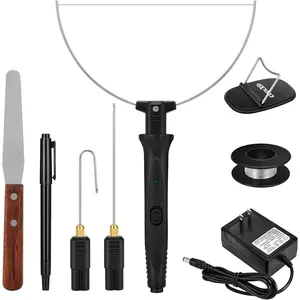 Hot Wire   kit, 18W Styrofoam   Electric Hot Wire   Tool, Heated  Carving  Kit with Cleaning Pen for  Board,  , EPP, KT Board, EPS