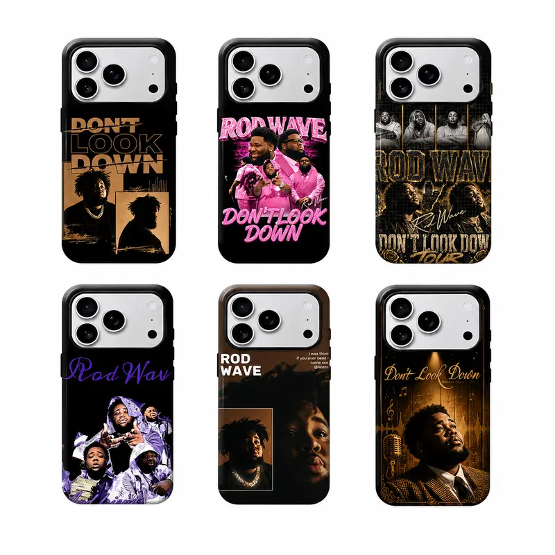 Rod Wave Don't Look Down Tour Durable Smartphone Case - Tough Phone Accessories for iPhone 17, 16, 16 Plus, 15, 14, 13, 12, 11, Pro Max Line