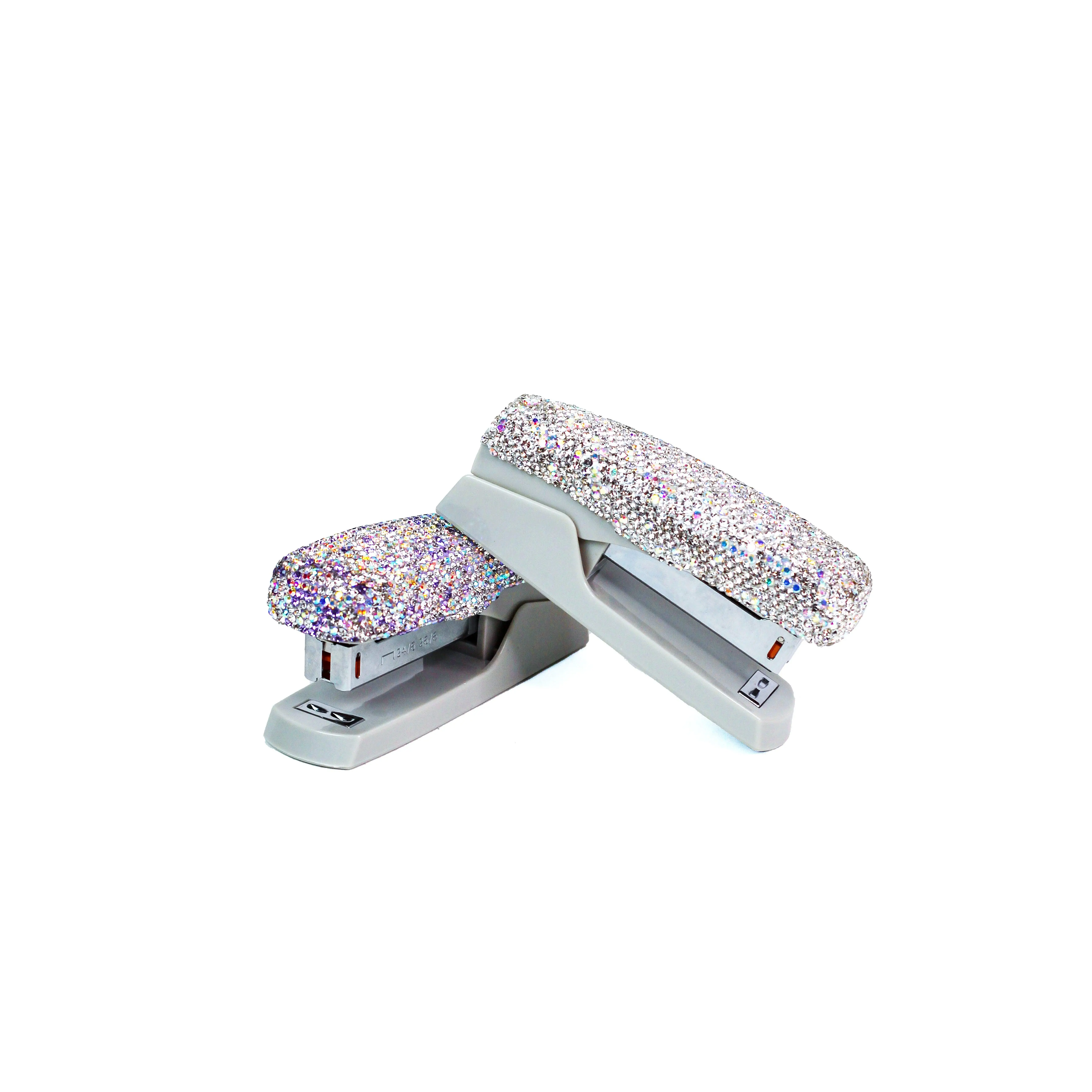 Two Tone Rhinestone Top Small Stapler