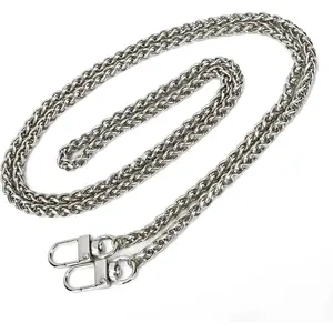 "/120cm Purse Chain Strap    Sling Purse Handbag Replacement Accessories with Metal Buckles