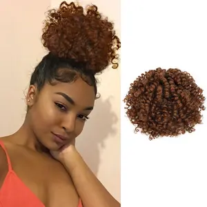 Instant Glitz Synthetic Drawstring Ponytail Spiral Curl 5"