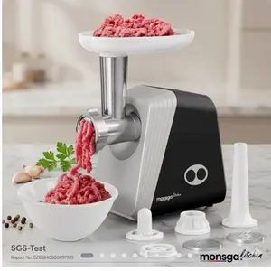 Monsga G100 Multifunctional Meat Grinder, 300W Electric Mincer with 1200W Max Power
