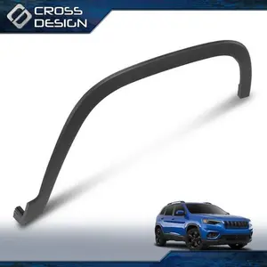 CROSSDESIGN Fender Flare Wheel Molding, Automotive Car Accessories for Vehicle 2019-2022 Jeep Cherokee Front Right RH Mud Flaps & Splash Guards