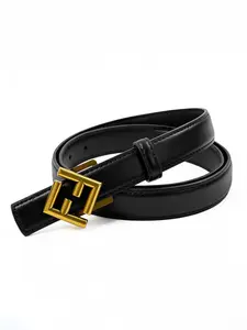 Women's Waist Belt, Casual Letter Pattern, All Seasons Accessory, Stylish and Versatile, Perfect for Everyday Wear