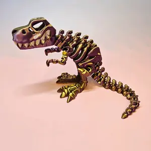 Skeleton T-Rex 3D Printed