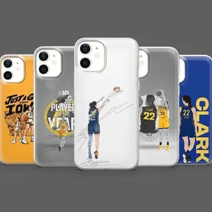 Caitlin Clark Phone Case Compatible with iPhone X, 11, 12, 13, 14, 15, 16, 17 Series & Galaxy Series