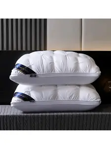 KINGGUIT Luxury 5-Star Hotel Quality Memory Foam Pillow, 19x29 in, Deep Sleep Neck Support, Non-Collapse High Core, Hypoallergenic Polyester Cover, Machine Washable, Orthopedic Memory Foam Cushion