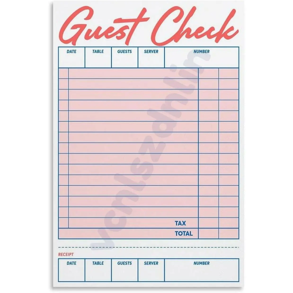 Blank Guest Check Poster Trendy Wall Art (3) Canvas Wall Art Poster for Bedroom Living Room Decor 12x18inch(30x45cm) Unframe-style