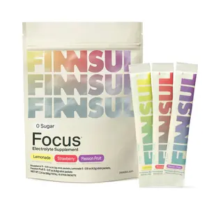 FINNSUL FOCUS with Electrolytes & Nootropics Drink Mix, 15 Packets — Brain Hydration for Energy, Mental Clarity, Support Memory, Brain Function & Helps Fight Brain Fog — Sugar Free, Low Calorie