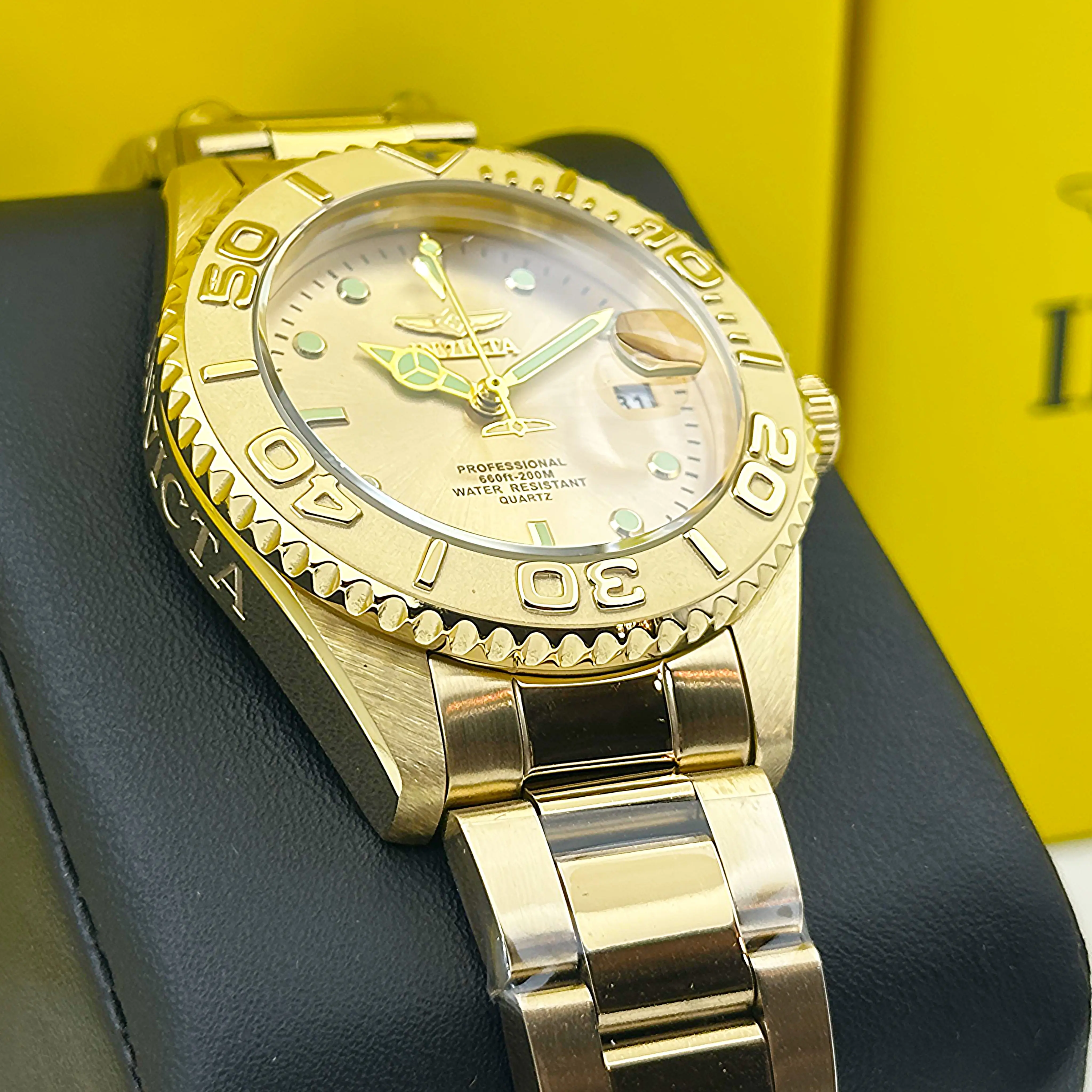 Invicta Specialty Gold MOP Dial Watch 38mm Montres Prestige X Invicta. Men main image 4