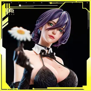 Blazing Reze Bomb Lady Figure, Chainsaw Man Anime Character, Hand Model Gift