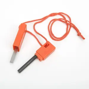 Ozark Trail Flint and Steel Fire Starter, 0.75" D x 5.75" H x 3" W, Model 5118, 1 Pack