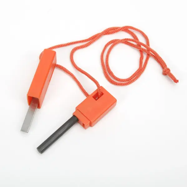Ozark Trail Flint and Steel Fire Starter, 0.75" D x 5.75" H x 3" W, Model 5118, 1 Pack