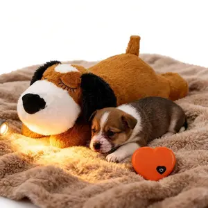 Snuggle Puppy Heartbeat Toy - Give Your Fur Baby The Comfort They Deserve & Reduce Loneliness dog surprise gift dogstoys