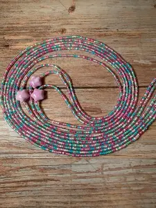 Star Beauty Waist Beads - Multicolor Beaded Waist Accessory