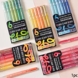 Multicolor Large Capacity Gel Pen Set, 1.0mm Acrylic Gel Pens, Aesthetic Pens for Art Drawing, Journaling, Note Highlighting, DIY Crafts & Office Use