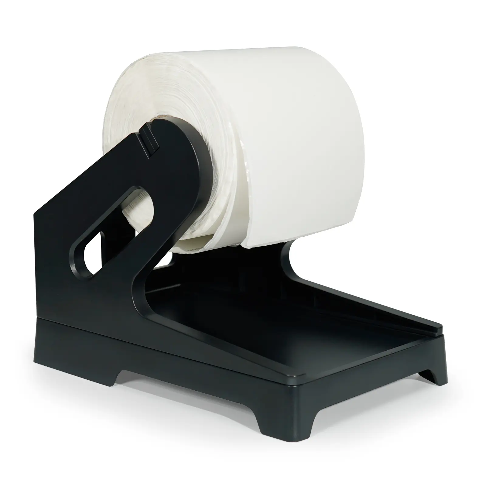 JADENS Sticker Roll Holder - Easy Assembly, Portable Size, Save Space, Sturdy Material, Compatible with Roll & Fan-Fold Labels (Labels Not Included), Shipping Label Printer