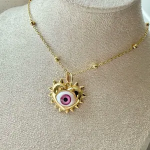 Heart Eye Necklace