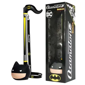 Otamatone Deluxe [Batman] - Japanese Musical Instrument Electronic Synthesizer - Maywa Denki Studio - Fun Gift for Teens and Adults