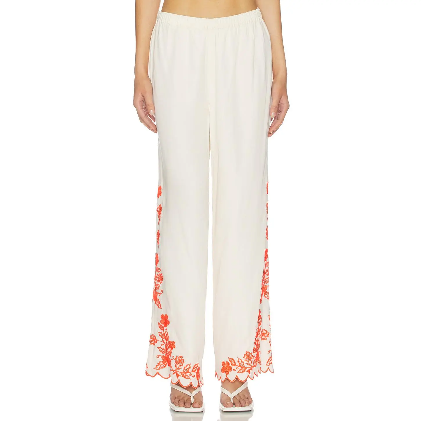 Amanda Uprichard Coraline Pants in Natural Combo