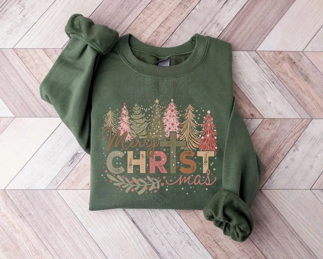 Merry Christmas Sweatshirt, Jesus Christ Sweater, Religious Christmas Gift, Christian Holiday Crewneck, Christmas Season Apparel, Faith Based Graphic Shirt, Cute Holiday Gift for Women & Men, Cozy Winter Pullover, Retro Holiday Outfit