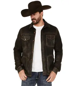 Scully Men's Serape Lined Leather Jacket - 2025-303