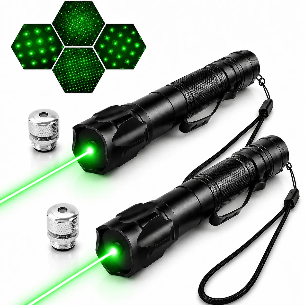 Handheld Laser Pen - USB-Rechargeable, Portable & Lightweight Camping Light with Long-Reach Beam, USB-Charge Capability, Compact Design for Office Presentations & Outdoor Camping Hiking Use, Rechargeable Laser Pointer
