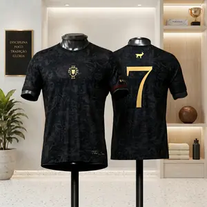 Siu Black Gold Number 7 Graphic Shirt All Over Pattern Crew Neck Casual Fashion Tee Modern Style