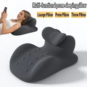 Reading Pillows Multi-Functional Prone Wedge Positioning Pillow with Ergonomic Support Design for TV Watching, Reading, Relaxation & Phone Use - Comfortable Leisure Pillow